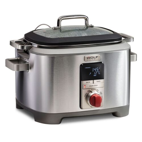 Wolf Gourmet Multi-Function Cooker 7Qt. (Red Knob)