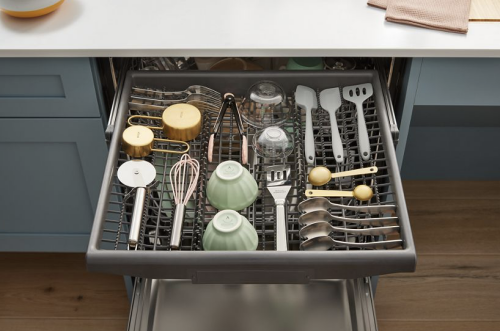 Whirlpool - WDT550SAPB - 44 dBA ADA Compliant Dishwasher Flush with ...