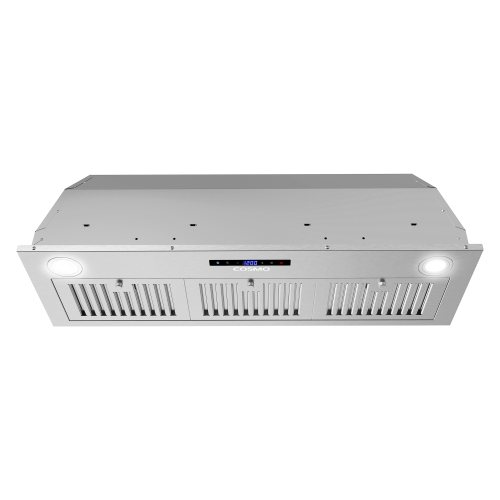 COSMO 36 in. Insert Range Hood with Soft Touch Controls in Stainless Steel