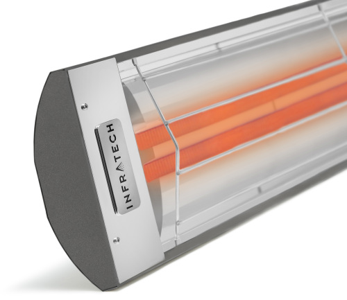 Infratech CD Series 4000W Dual Element Grey Electric Patio Heater