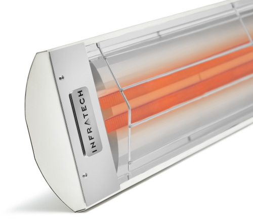 Infratech CD Series 4000W Dual Element White Electric Patio Heater