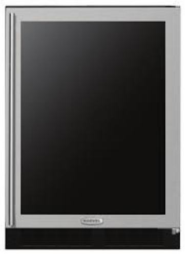 Marvel  Marvel 24" Beverage Center with Convertible Shelves Stainless Frame Glass Door  Right Hinge