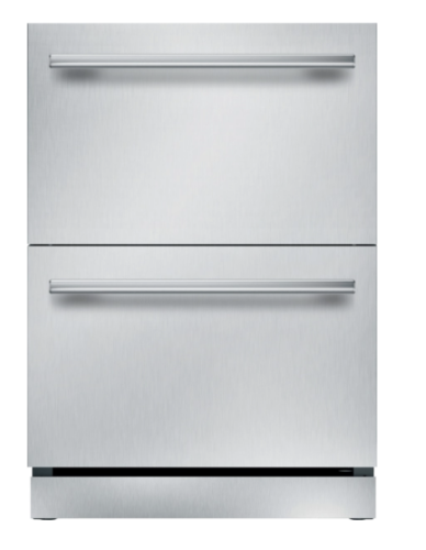24-Inch Under-Counter Double Drawer Refrigerator