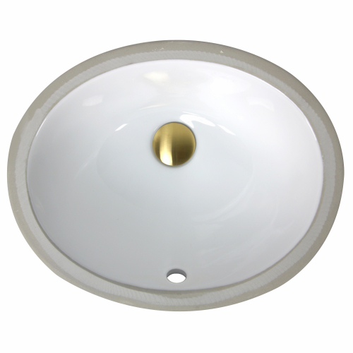 Nantucket Sinks Nantucket Sinks  13 Inch X 10 Inch Undermount Ceramic Sink In White GB-13x10-W