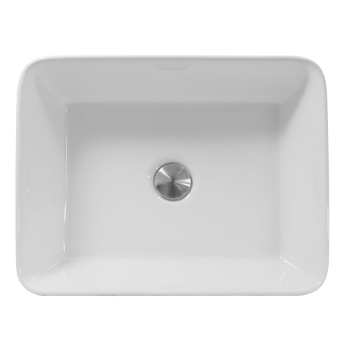 Nantucket Sinks Nantucket Sinks Rectangle White Vessel Sink Nsv105