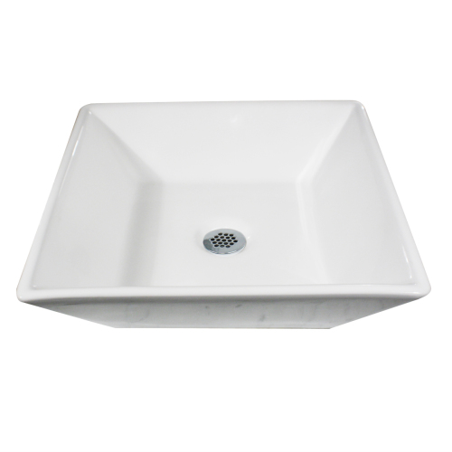Nantucket Sinks Nantucket Sinks Square Tapered White Vessel Sink Nsv109