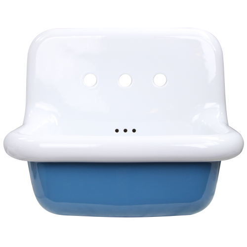 Nantucket Sinks Nantucket Sinks Fireclay Utility Sink In Blue/White