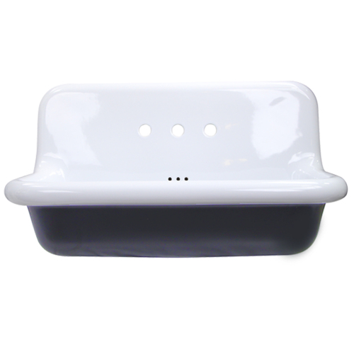 Nantucket Sinks Nantucket Sinks Fireclay Utility Sink In Green/White