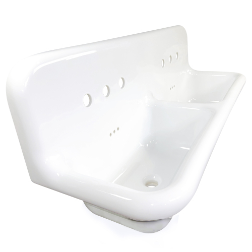 Nantucket Sinks Nantucket Sinks Fireclay Utility 48In Wallmount Bathroom Sink In White