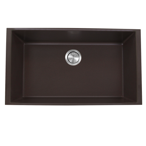 Nantucket Sinks Nantucket Sinks 33-Inch Undermount Granite Composite Sink In Brown