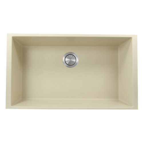 Nantucket Sinks Nantucket Sinks 33-Inch Undermount Granite Composite Sink In Sand
