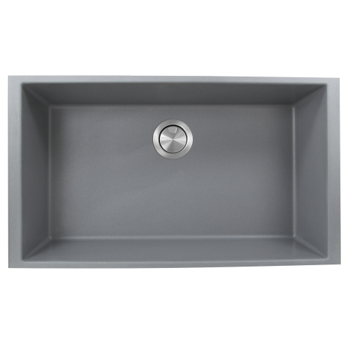 Nantucket Sinks Nantucket Sinks 33-Inch Undermount Granite Composite Sink In Titanium
