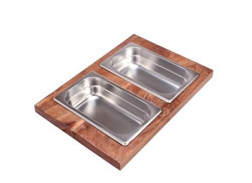 Nantucket Sinks Nantucket Sinks - Prep Station 2 Piece Large Rectangle Condiment Server