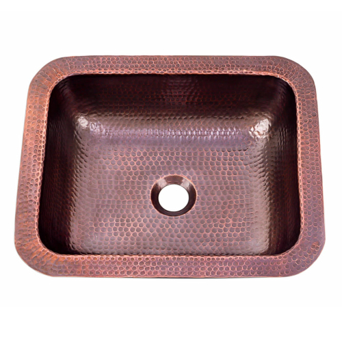 Nantucket Sinks Nantucket Sinks Rehc-2.5 - Hammered Copper Rectangle Bar Sink