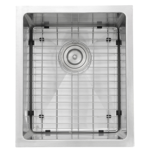 Nantucket Sinks Nantucket Sinks' Sr1815 - 15 Inch Pro Series Rectangle Undermount Small Radius Stainless Steel Bar/Prep Sink