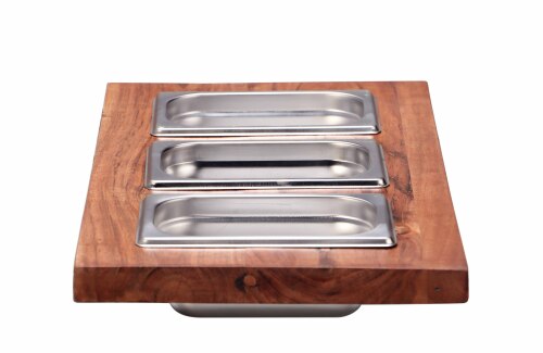 Nantucket Sinks Nantucket Sinks - Prep Station 3 Piece Rectangular Condiment Server