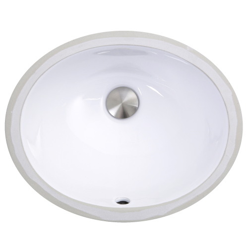 Nantucket Sinks Nantucket Sinks  13 Inch X 10 Inch Undermount Ceramic Sink In White Um-13X10-W