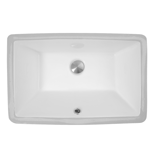 Nantucket Sinks Nantucket Sinks  19 Inch X 11 Inch Undermount Ceramic Sink In White Um-19X11-W