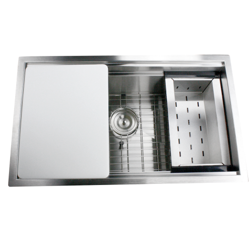 Nantucket Sinks 30 Inch Pro Series Single Bowl Undermount Prep Station